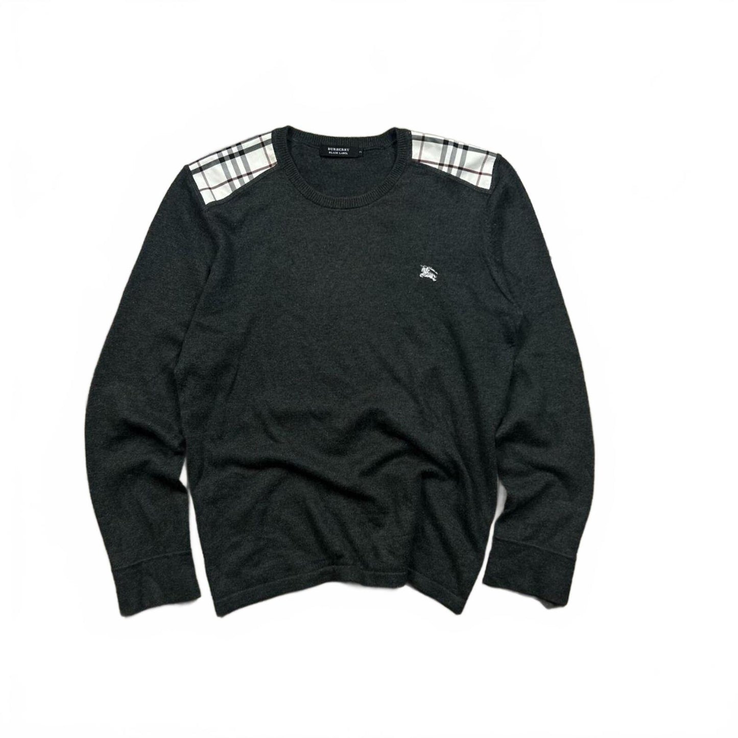Burberry Black Label Nova Check Knit Jumper S