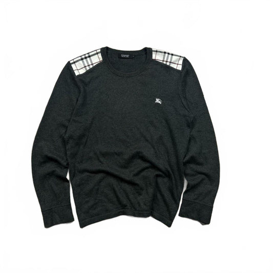 Burberry Black Label Nova Check Knit Jumper S