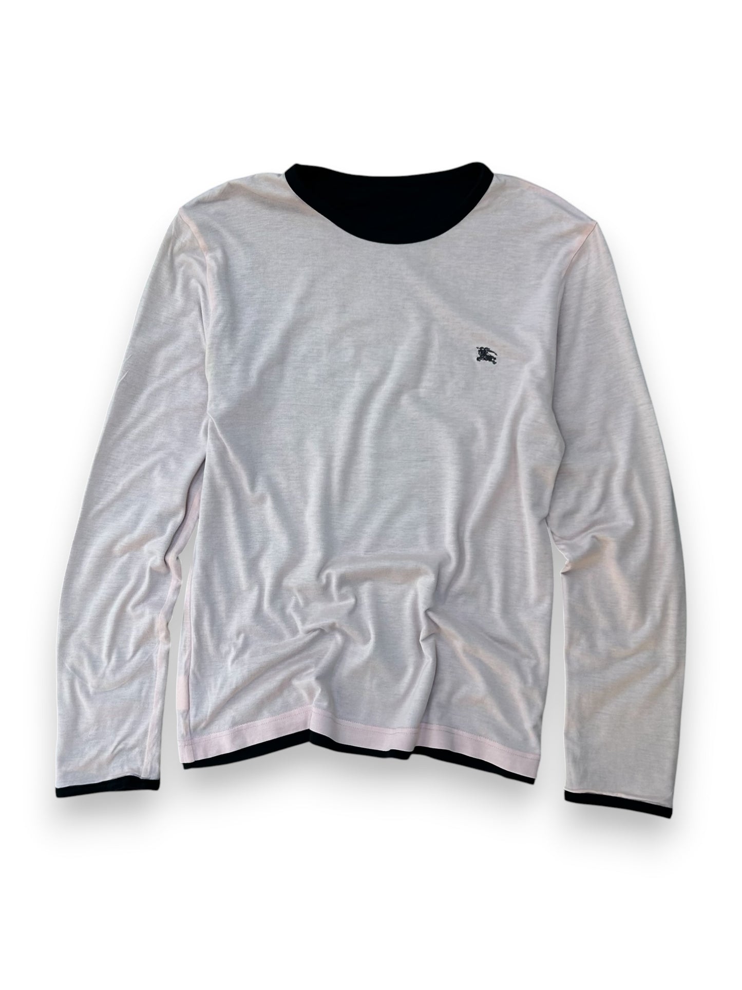 Burberry Black Label Reversible Long Sleeve T Shirt S