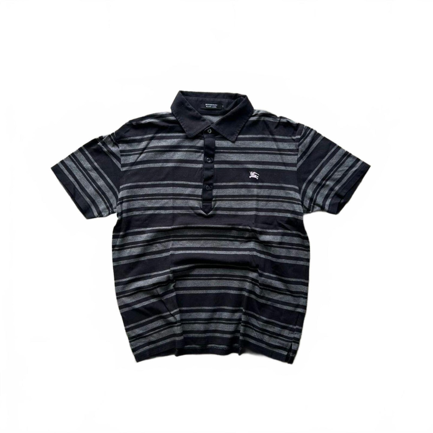 Burberry Black Label Striped Polo Shirt S