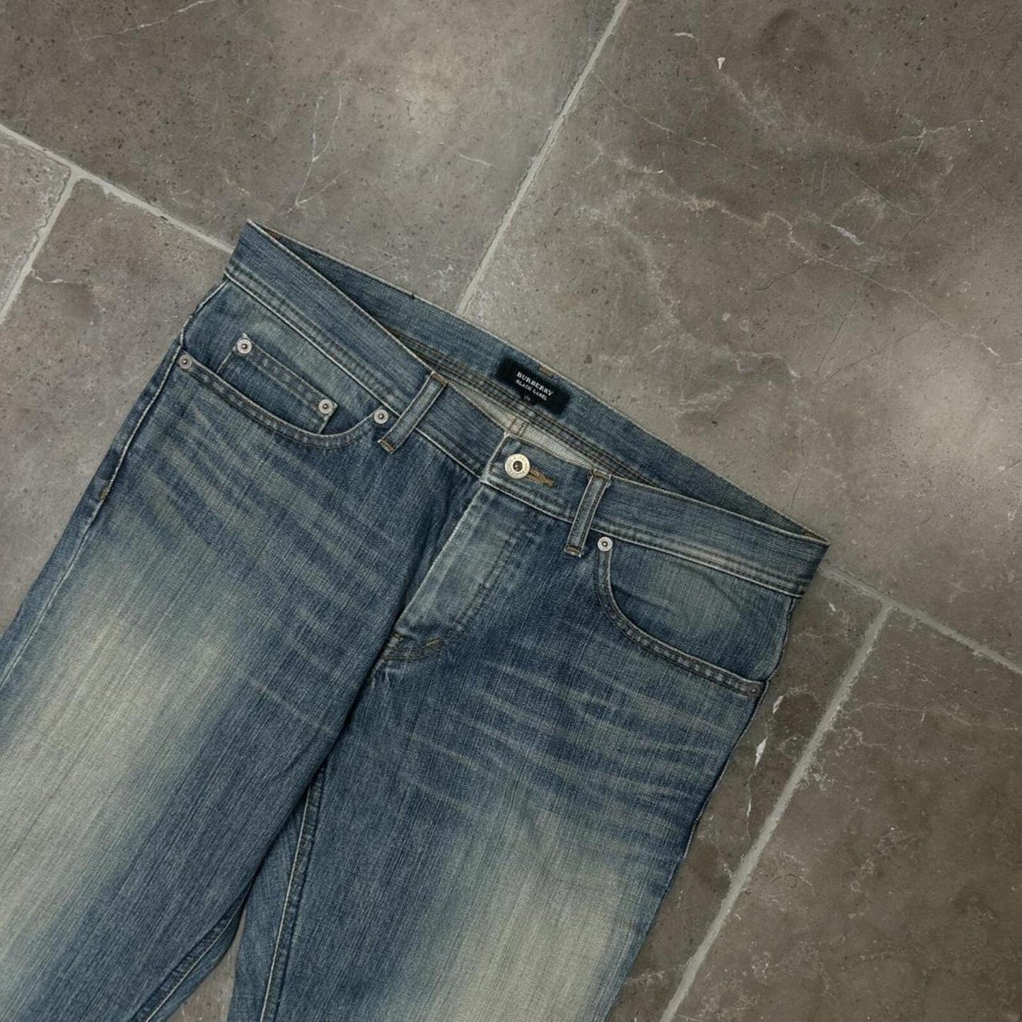 Vintage Burberry Black Label Relaxed Bootcut Jeans W32 L30
