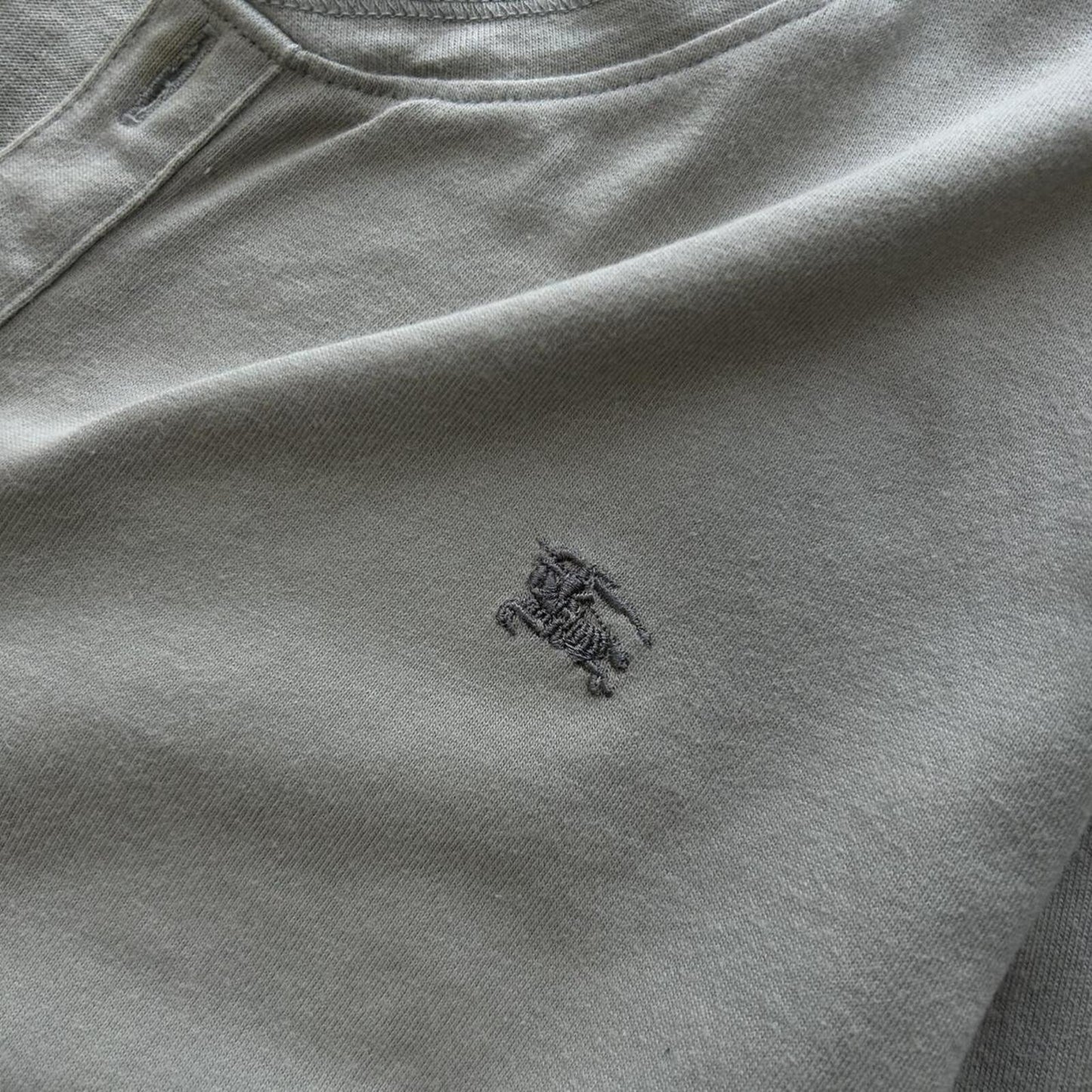 Burberry Black Label Nova Check Henley T Shirt S