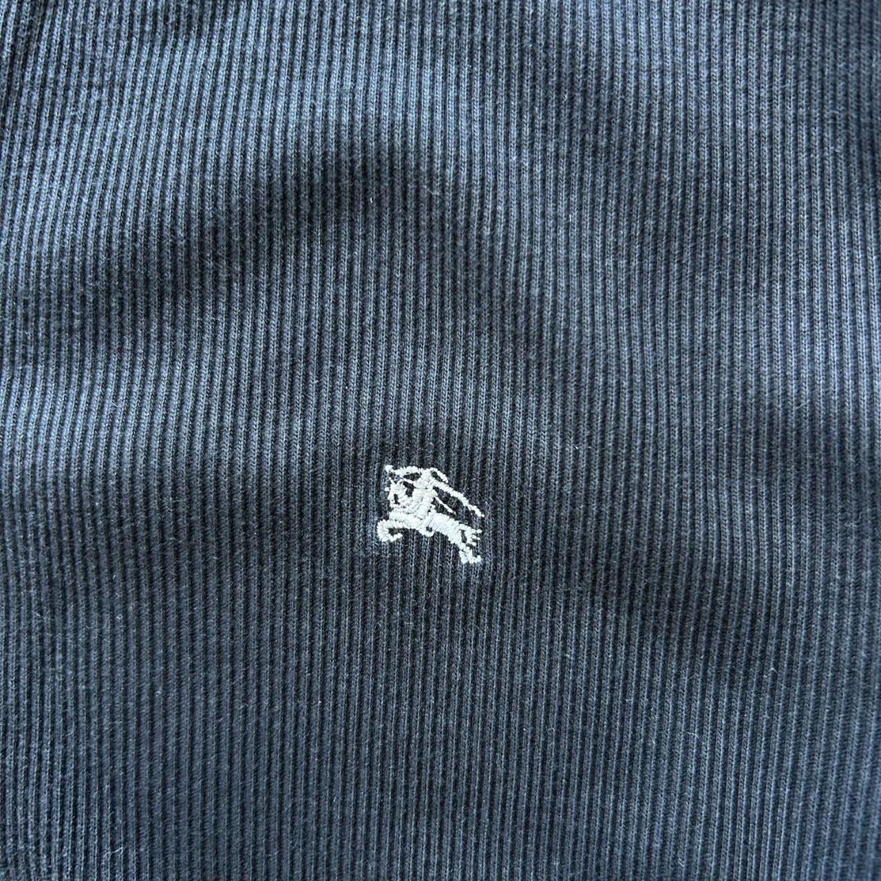 Burberry Black Label Nova Check Ribbed Henley T Shirt S