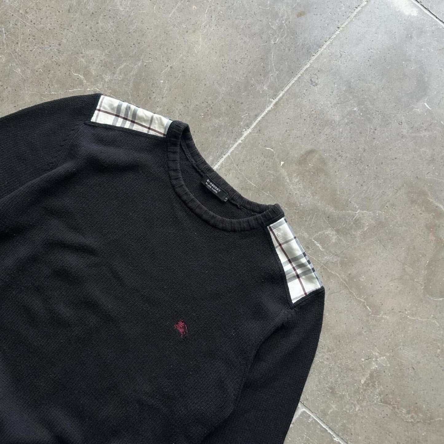 Burberry Black Label Nova Check Knit Jumper M