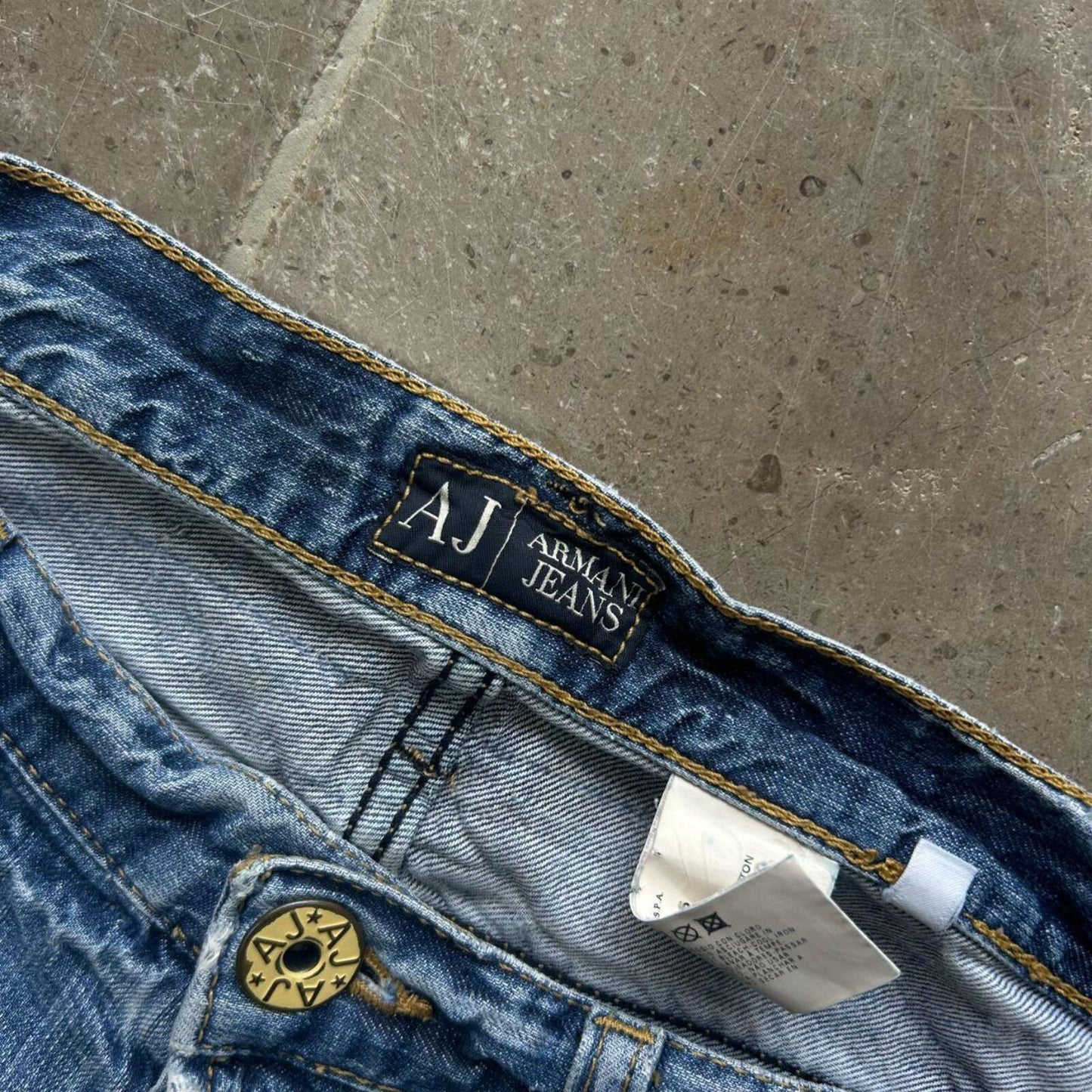 Vintage Armani Jeans Relaxed Straight Jeans W32 L32