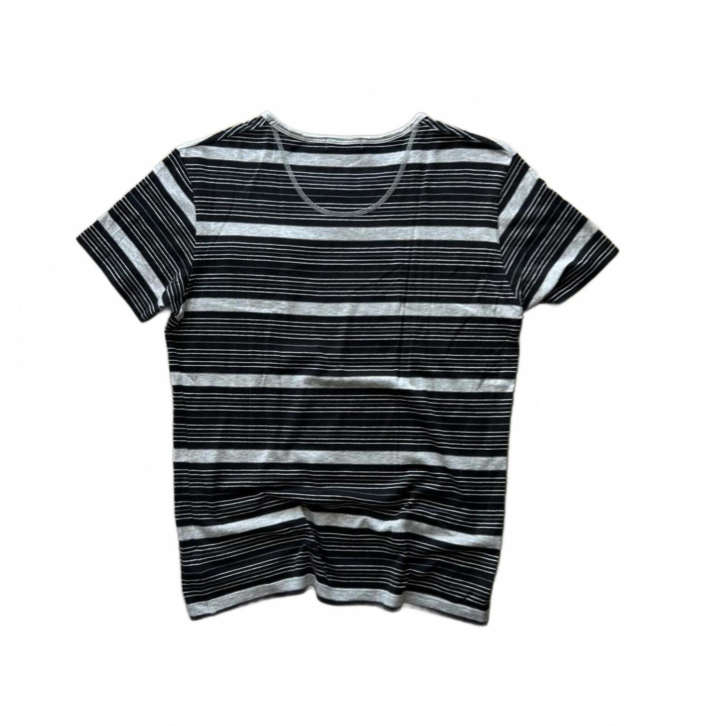 Burberry Black Label Striped Pocket T Shirt M