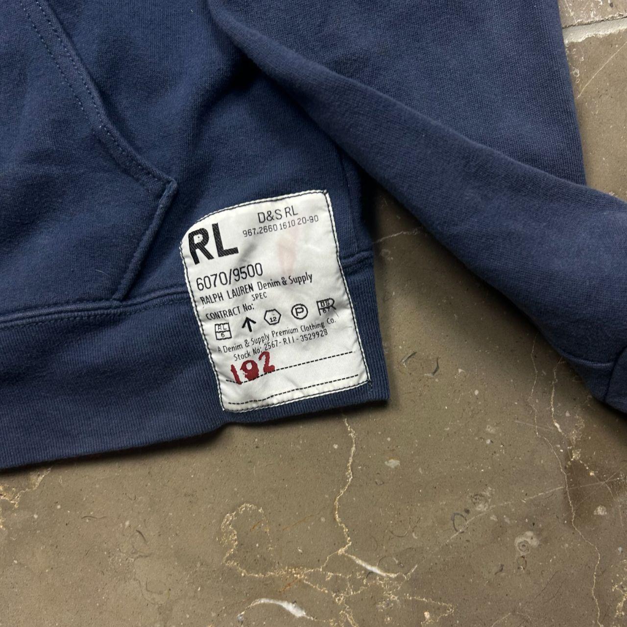 Ralph Lauren Denim and Supply Flag Zip Up Hoodie M