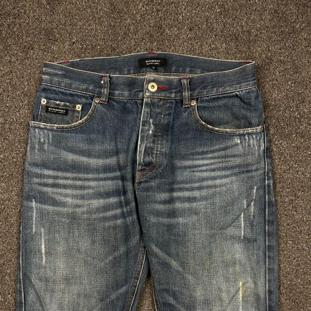 Vintage Burberry Black Label Relaxed Straight Jeans W29 L30