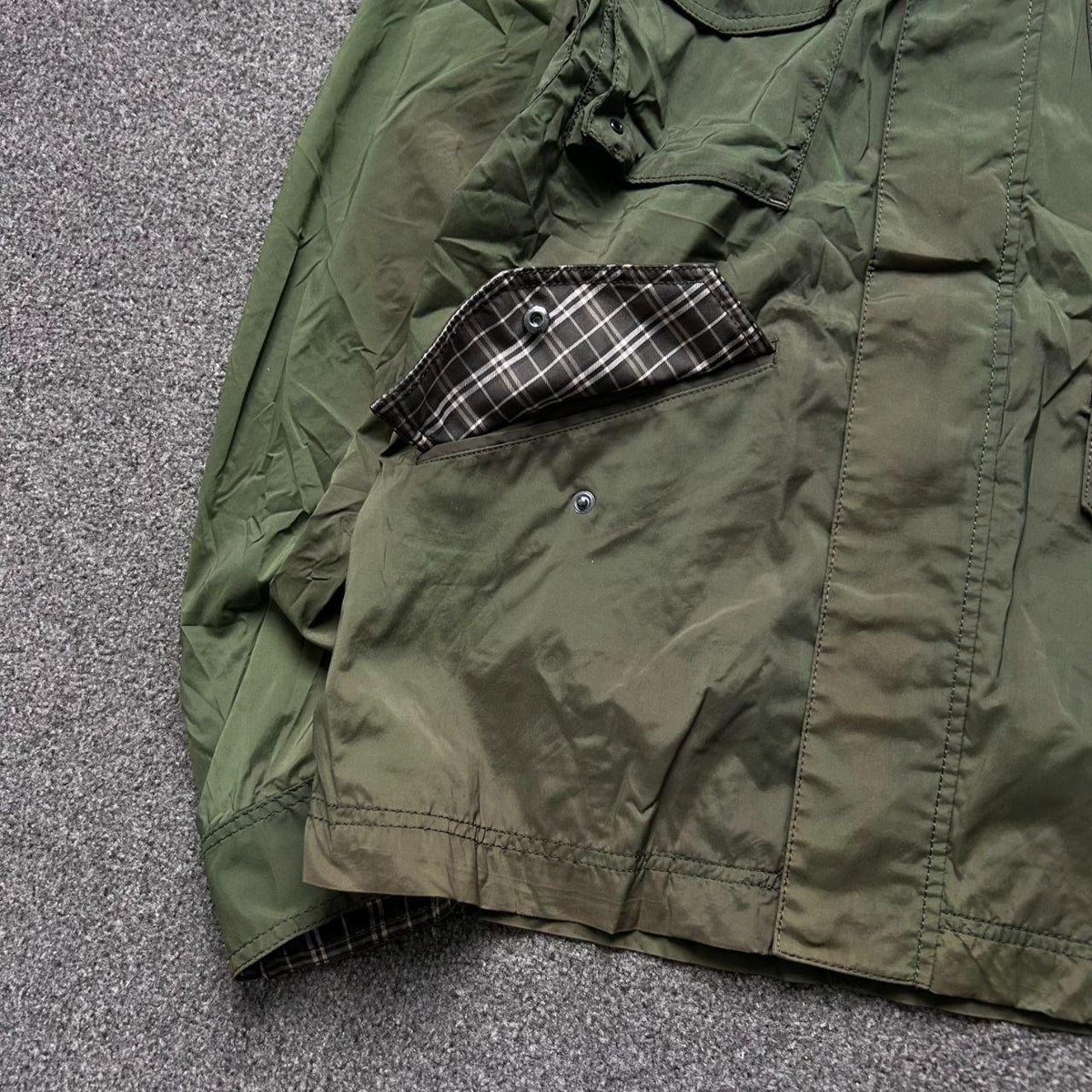 Vintage Burberry Black Label Utility Windbreaker Jacket S