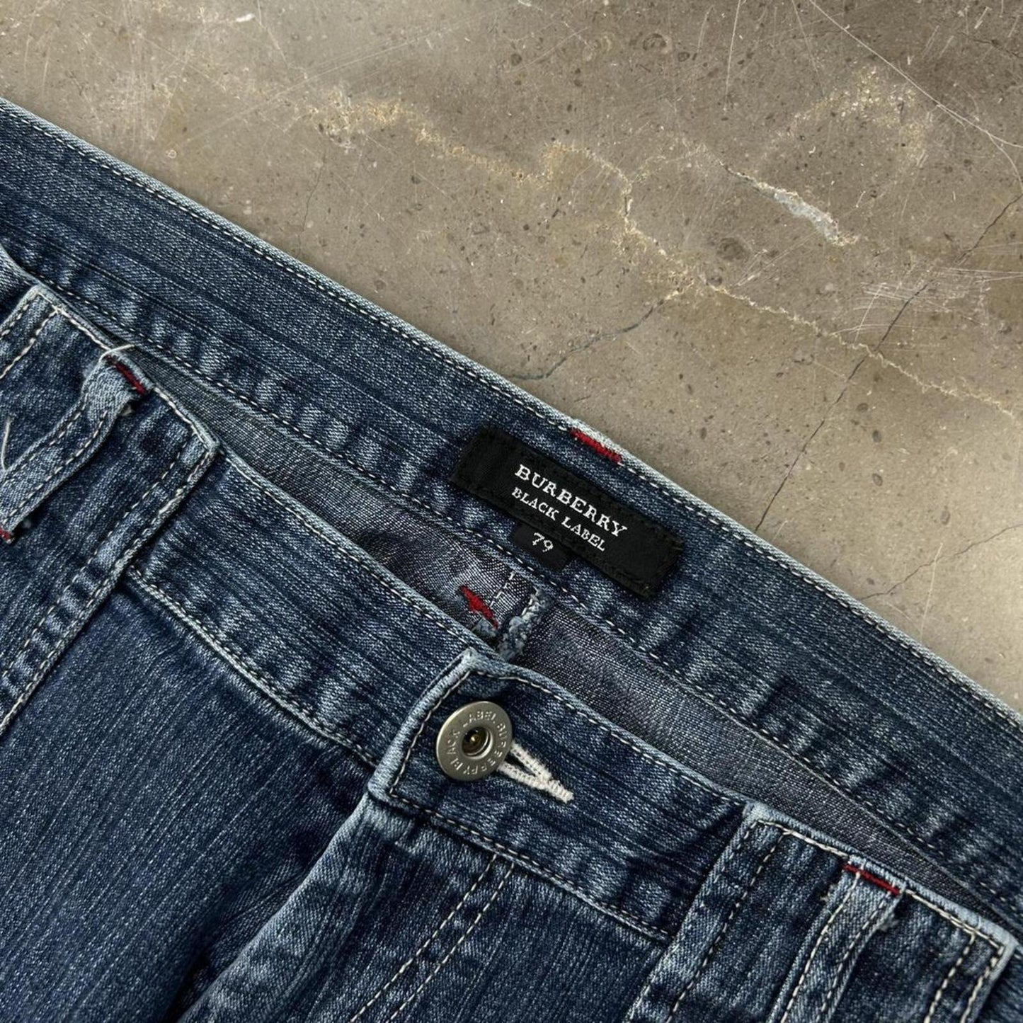 Vintage Burberry Black Label Relaxed Straight Jeans W30 L29