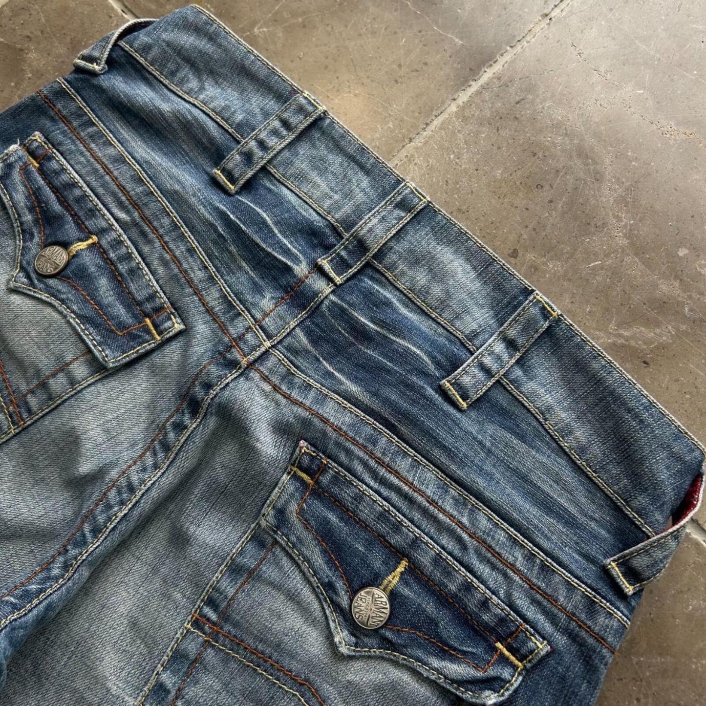 Vintage Armani Jeans Relaxed Straight Jeans W32 L30