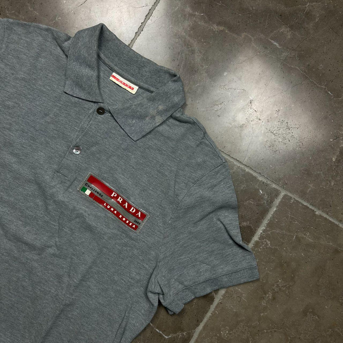 Vintage Prada Luna Rossa Polo Shirt L