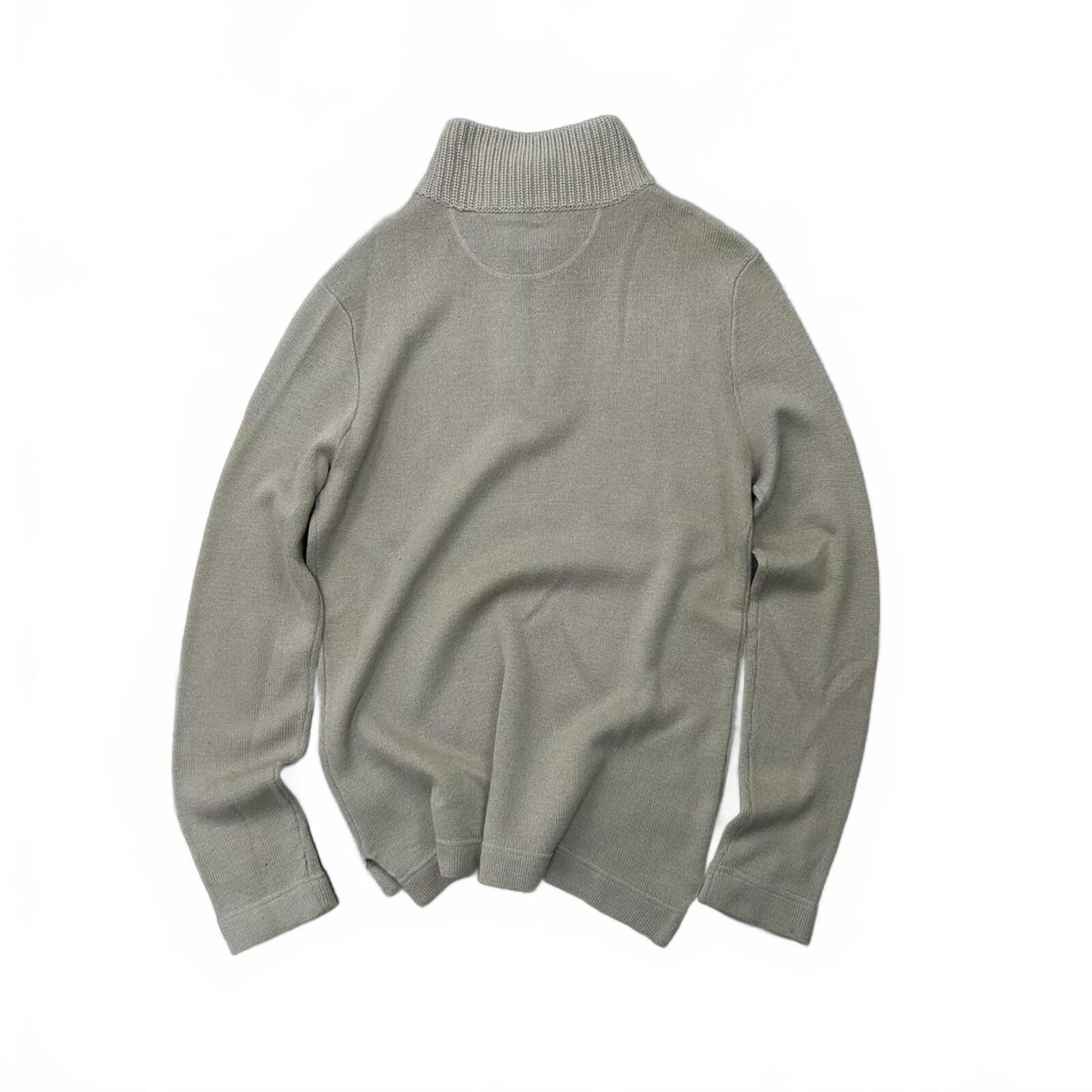 Vintage Armani Jeans Knitted Quarter Zip Jumper M
