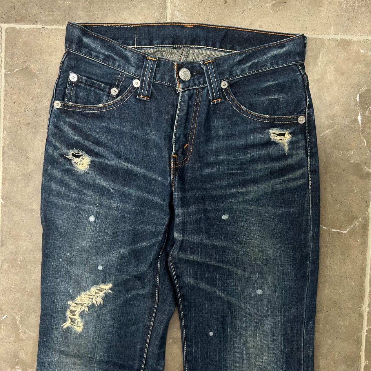 Vintage Levi’s 708 Paint Splatter Bootcut Jeans W30 L29