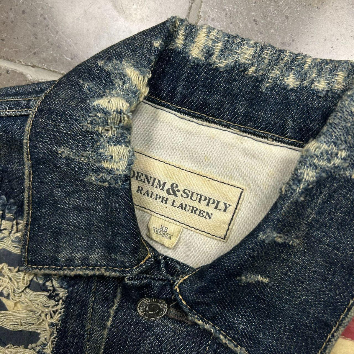 Ralph Lauren Denim and Supply USA Denim Vest XS