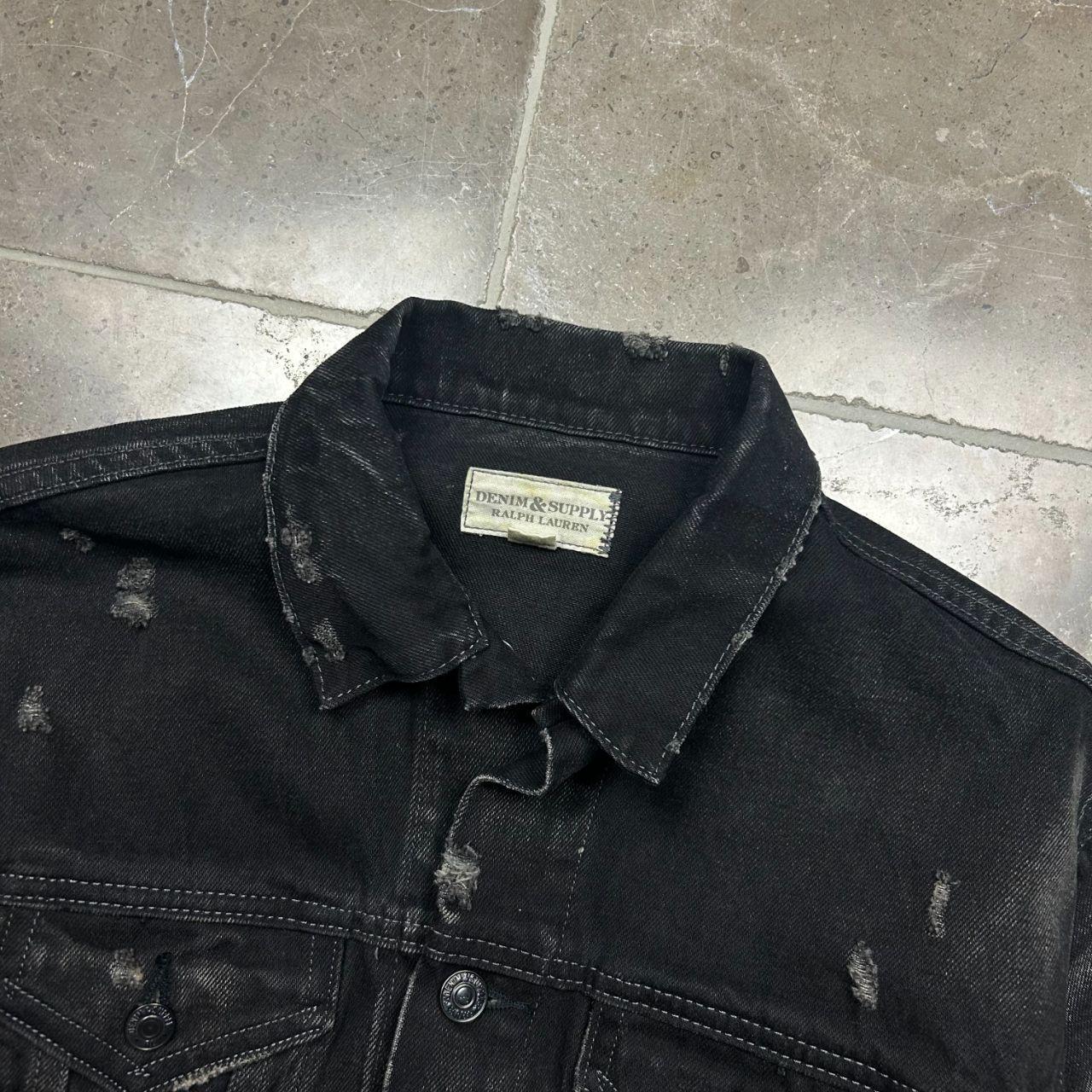 Ralph Lauren Denim and Supply USA Flag Denim Jacket M