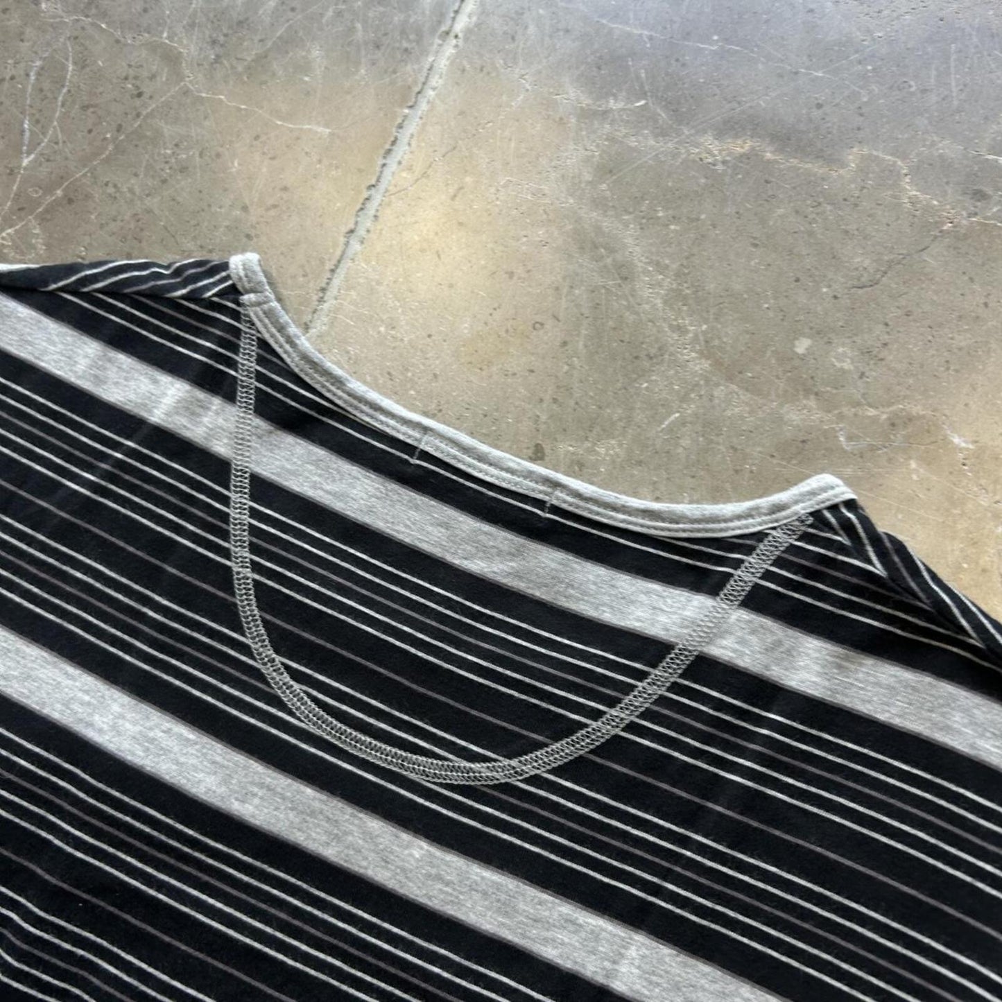 Burberry Black Label Striped Pocket T Shirt M