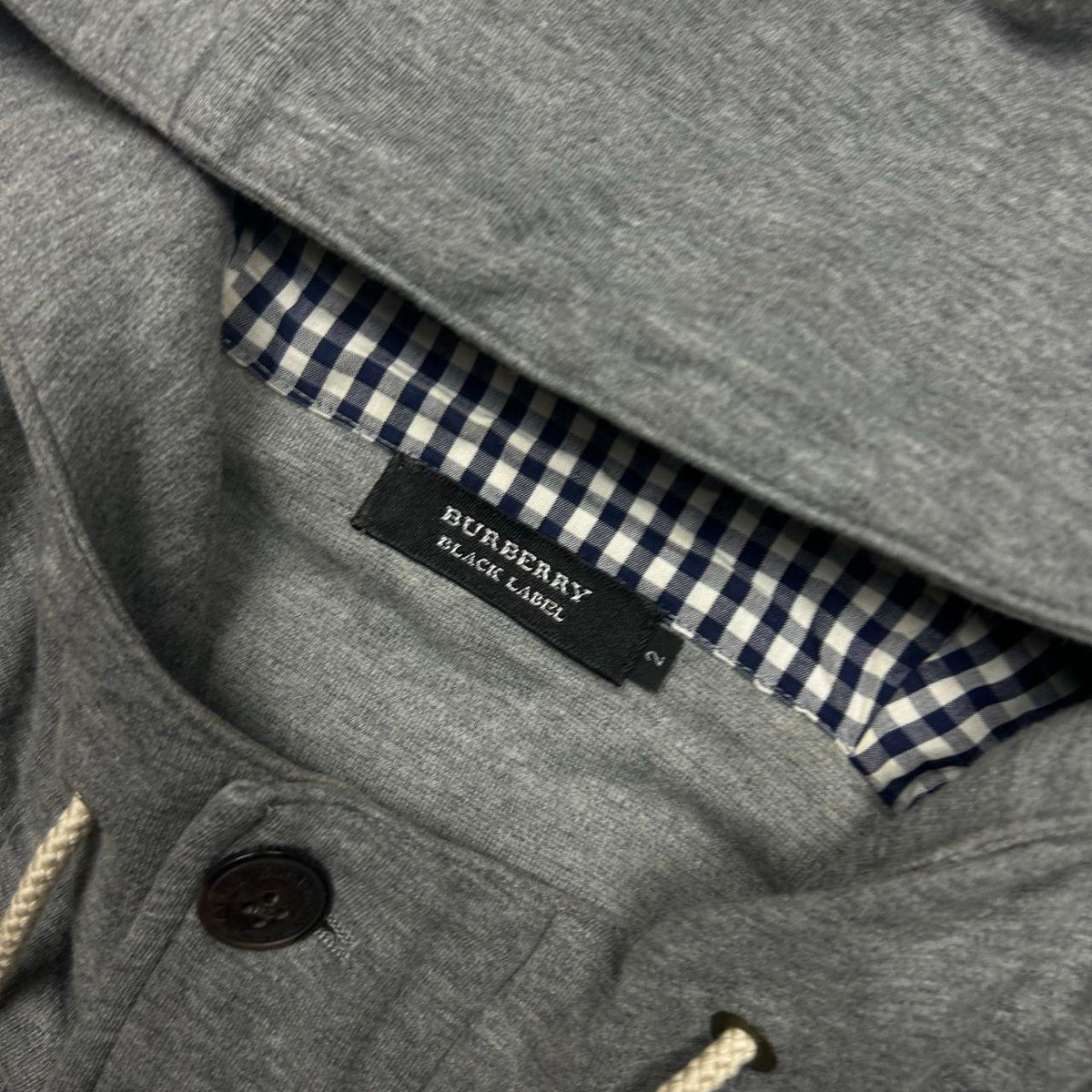 Burberry Black Label Button Up Hoodie Jacket 2