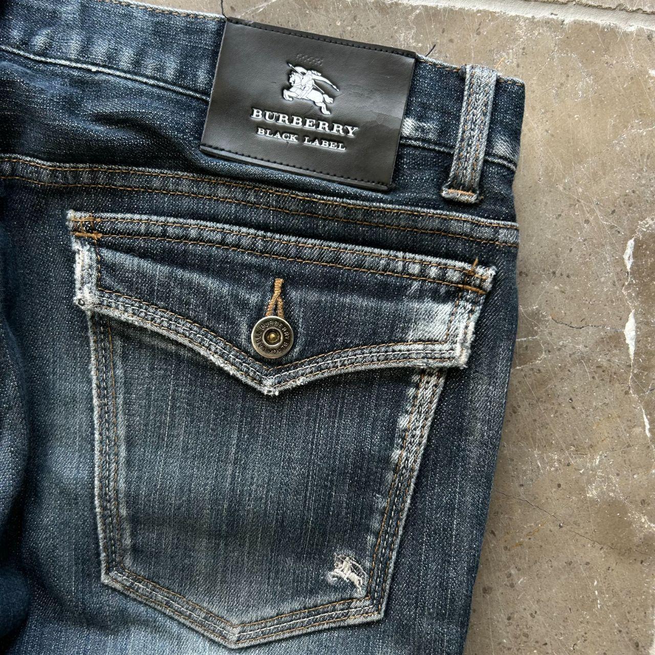 Vintage Burberry Black Label Nova Check Bootcut Jeans W30 L29