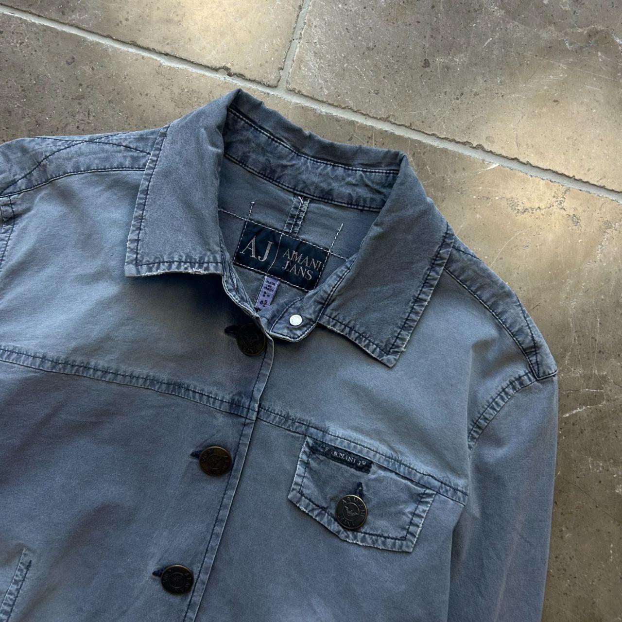 Armani Jeans Faded Chore Jacket Grey M