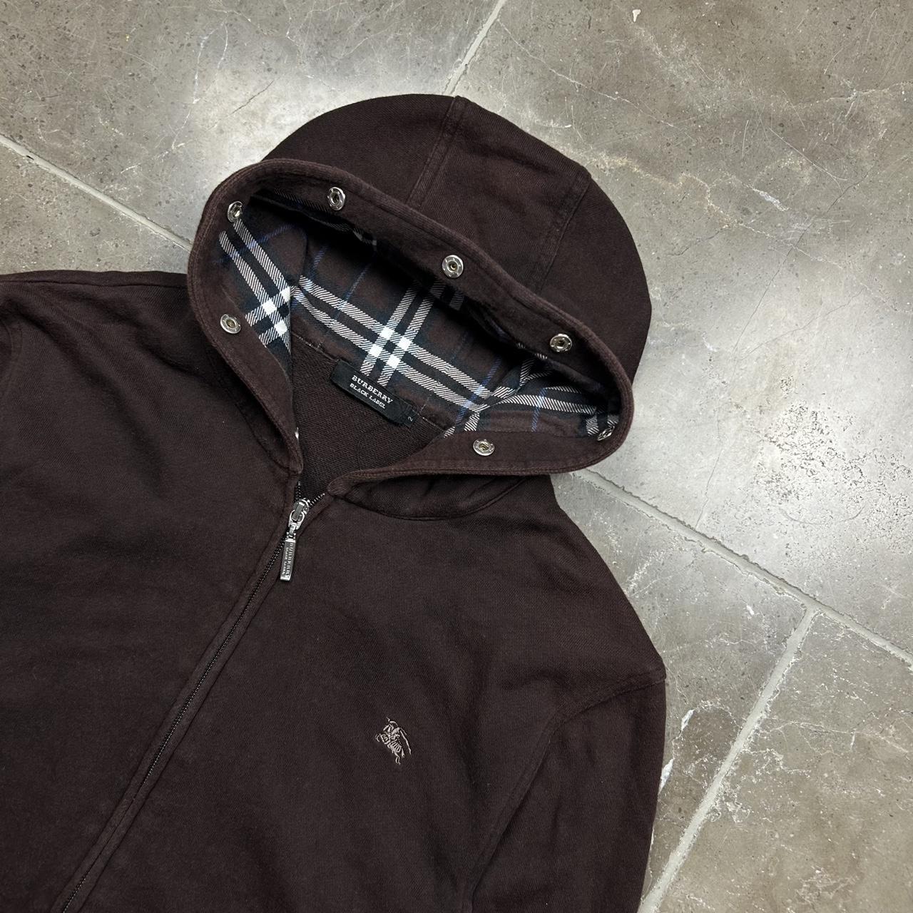 Burberry Black Label Nova Check Zip Up Hoodie S