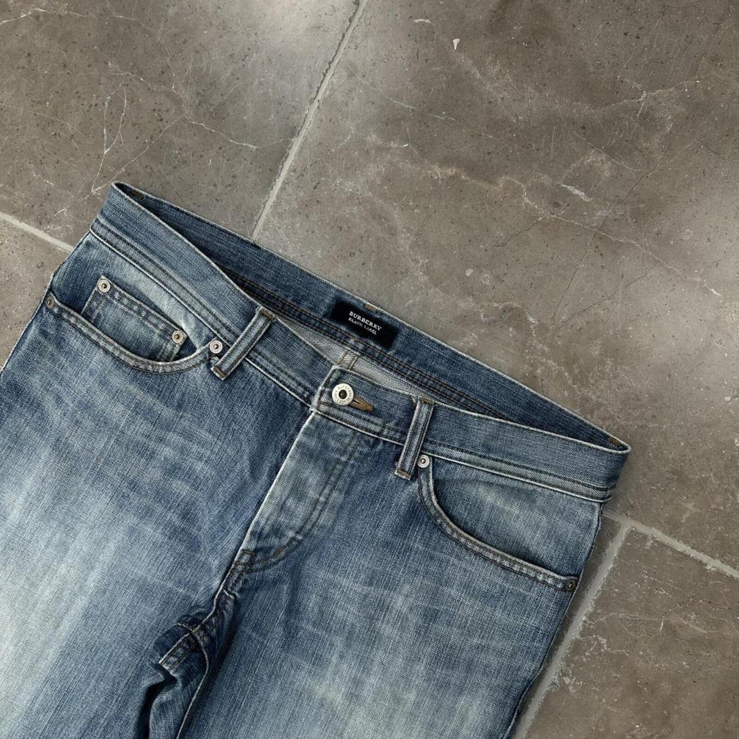 Vintage Burberry Black Label Relaxed Bootcut Jeans W32 L30