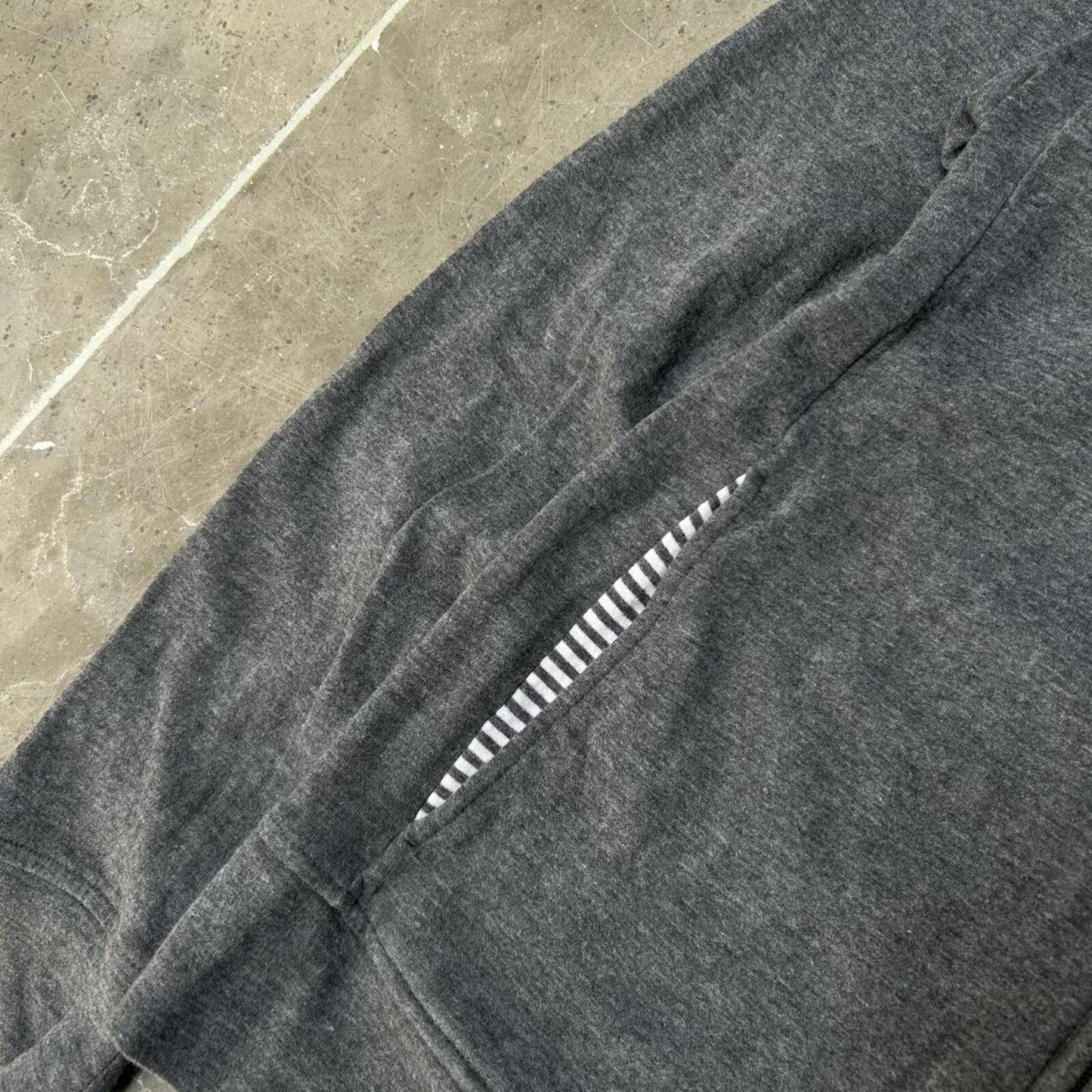 Burberry Black Label Striped Zip Up Hoodie S