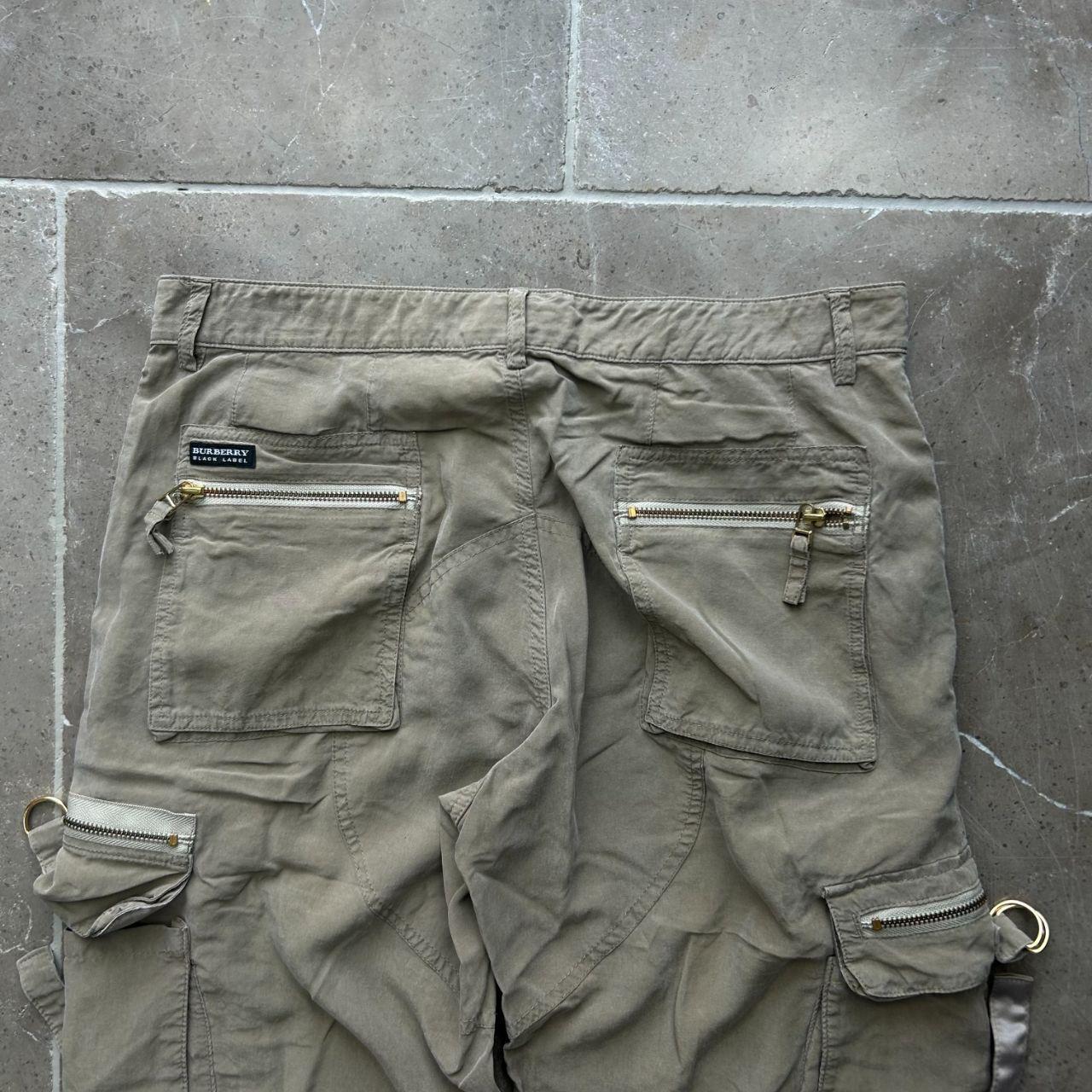 Vintage Burberry Black Label Relaxed Fit Cargo Pants Trousers W29 L29