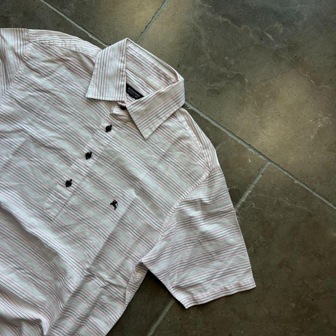 Burberry Black Label Striped Polo Shirt M