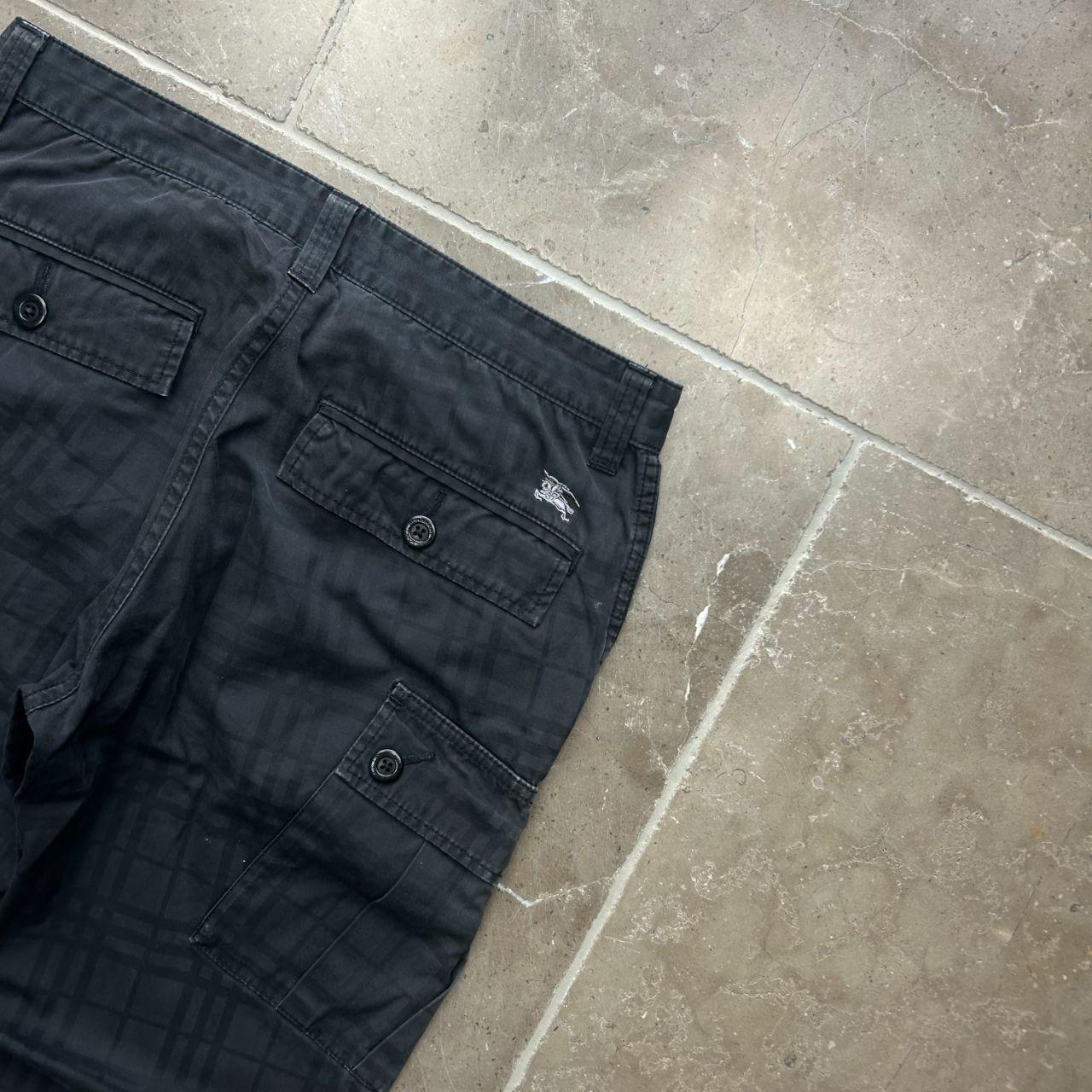 Vintage Burberry Blue Label Shadow Utility Cargo Trousers W30 L30