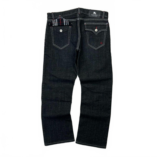 Vintage Burberry Black Label Relaxed Straight Jeans W32 L28