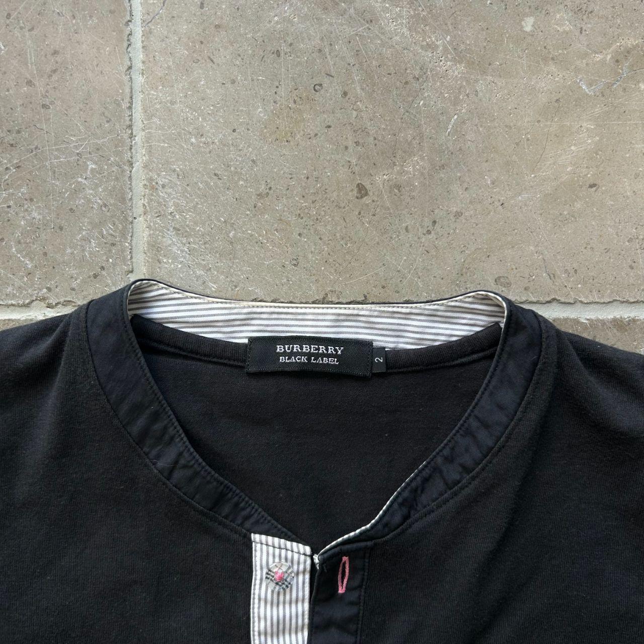 Burberry Black Label Cotton Henley T Shirt S