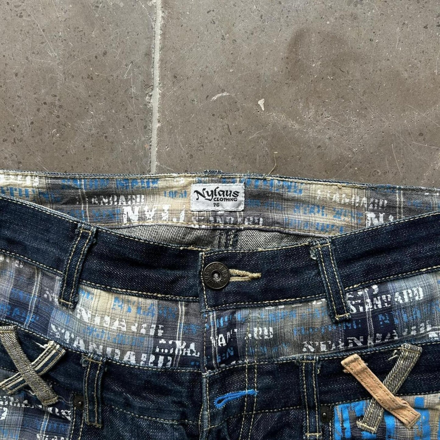 Vintage Japan Style Double Waisted Jeans W29 L30