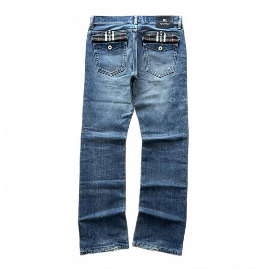 Vintage Burberry Black Label Bootcut Jeans W30 L31