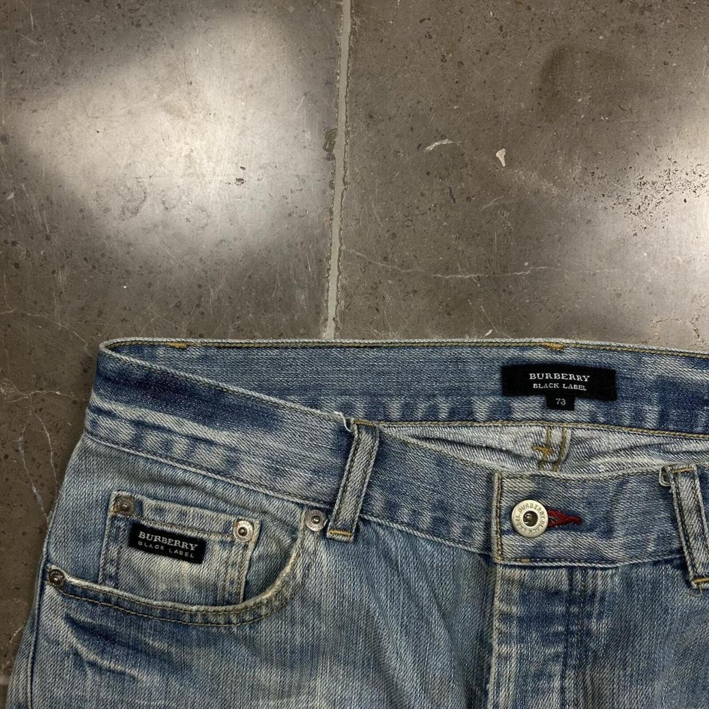 Vintage Burberry Black Label Relaxed Straight Jeans W30 L32
