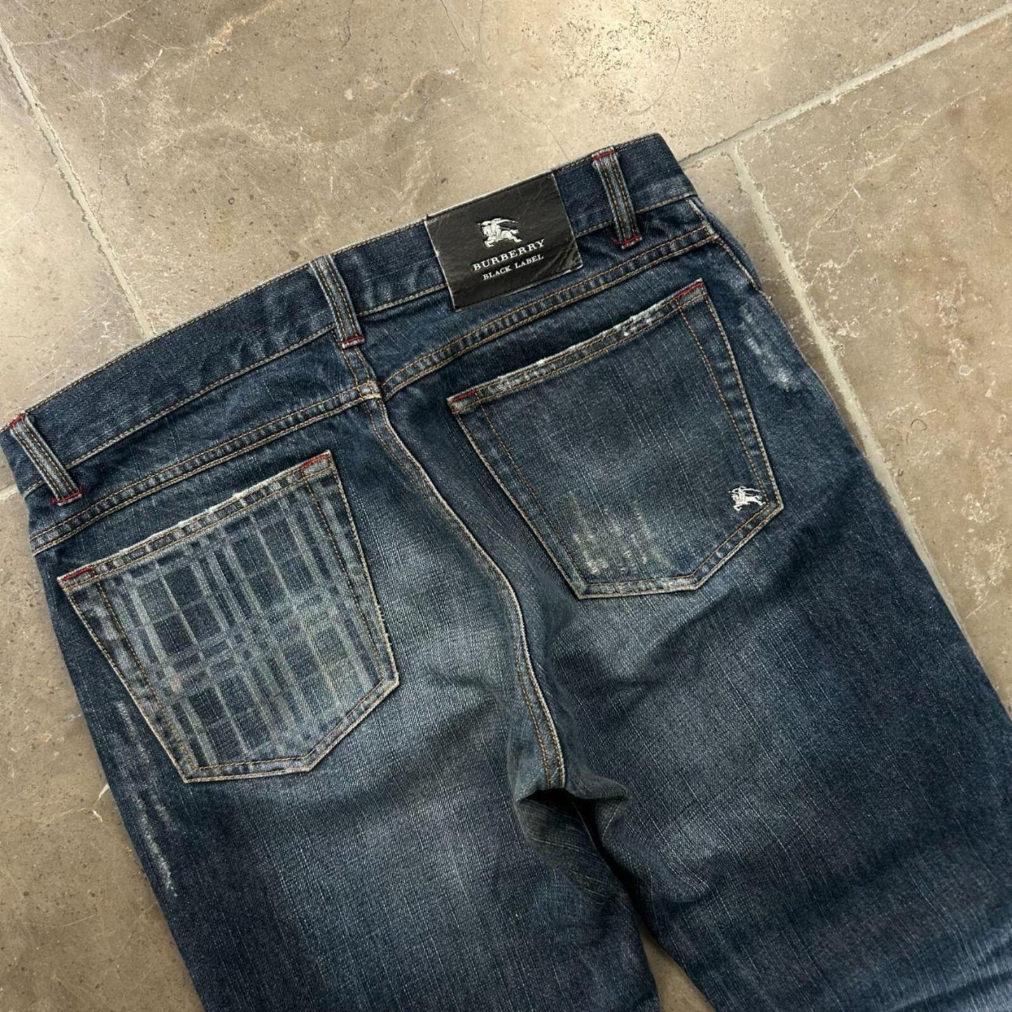 Vintage Burberry Black Label Relaxed Straight Jeans W30 L28