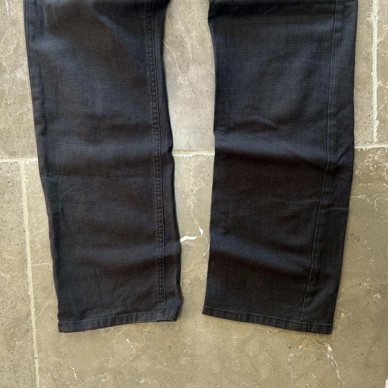 Vintage Burberry Black Label Shadow Check Jeans W30 L28