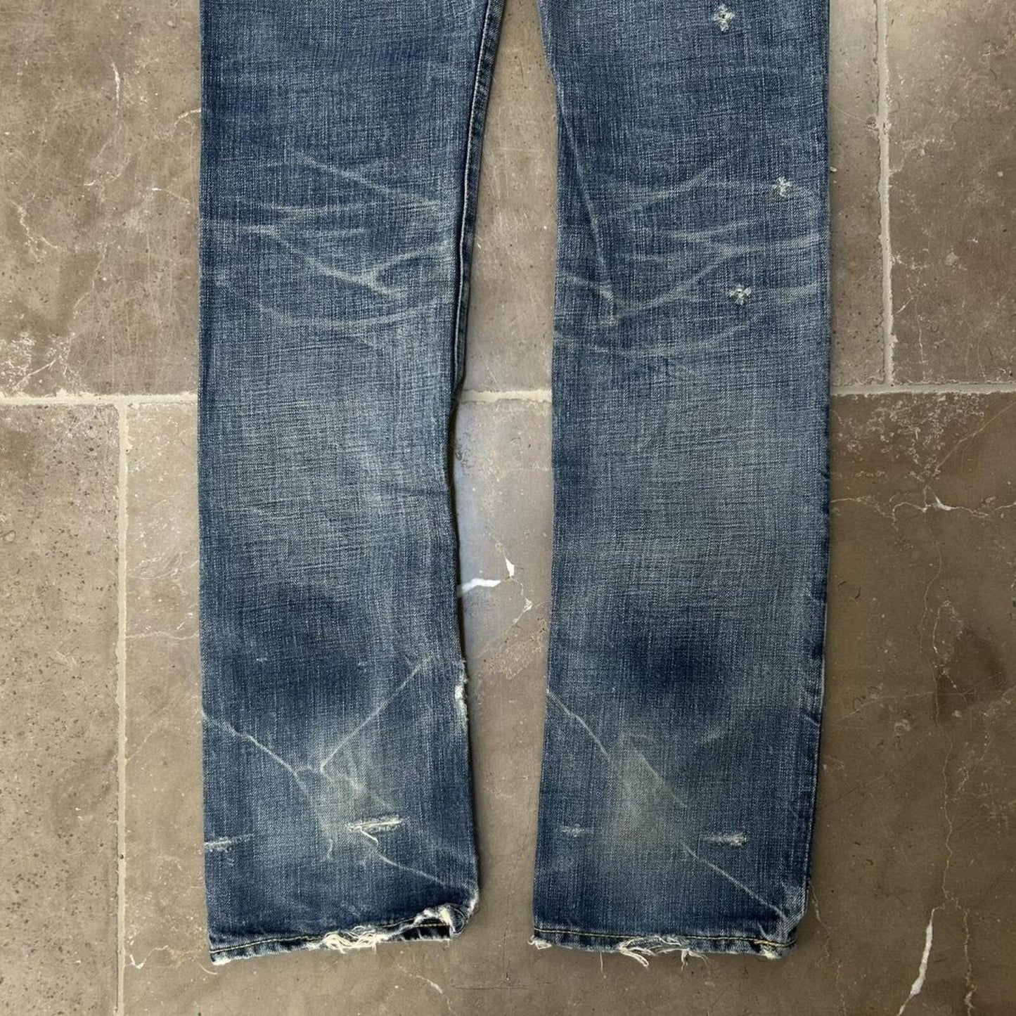 Hysteric Glamour Skinny Studded Ripped Denim Jeans W30 L32