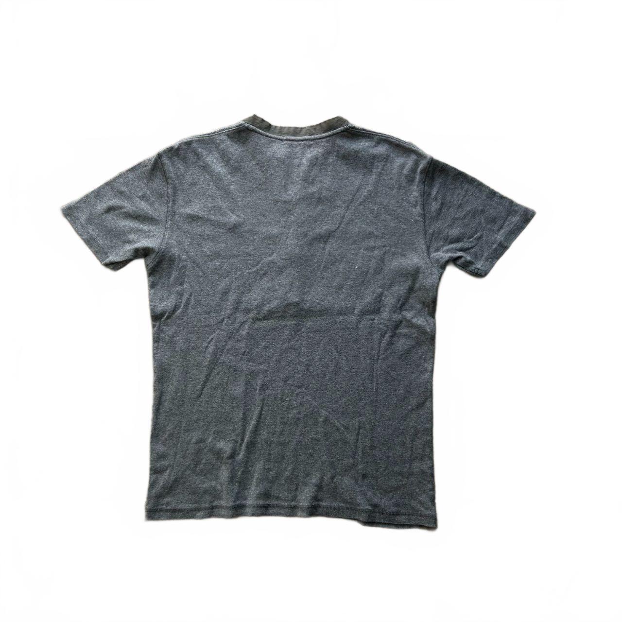 Burberry Black Label Nova Check Ribbed Henley T Shirt M