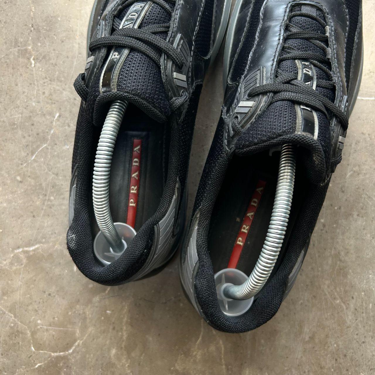 Mens Prada America Cups Black Size UK 9