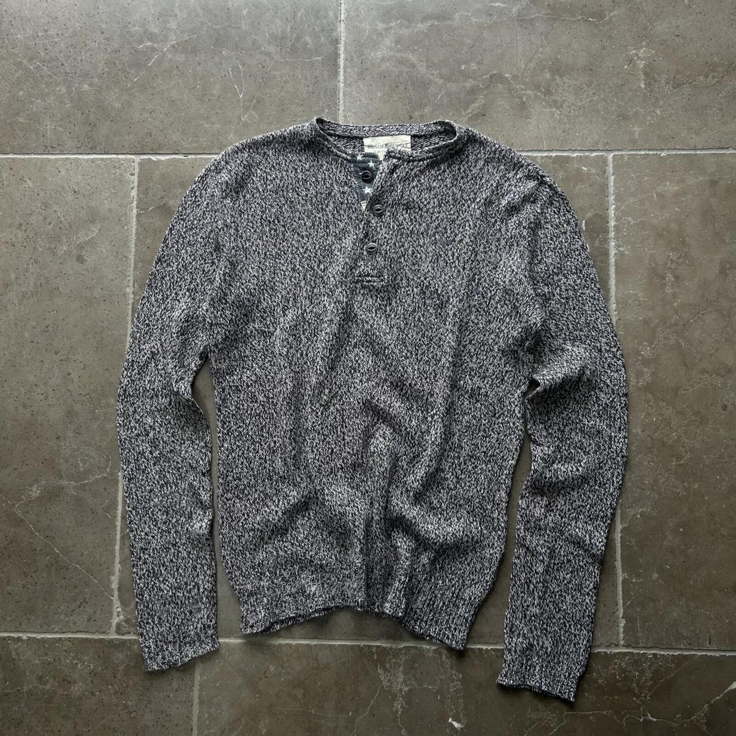 Ralph Lauren Denim and Supply USA Henley Knit Jumper XS