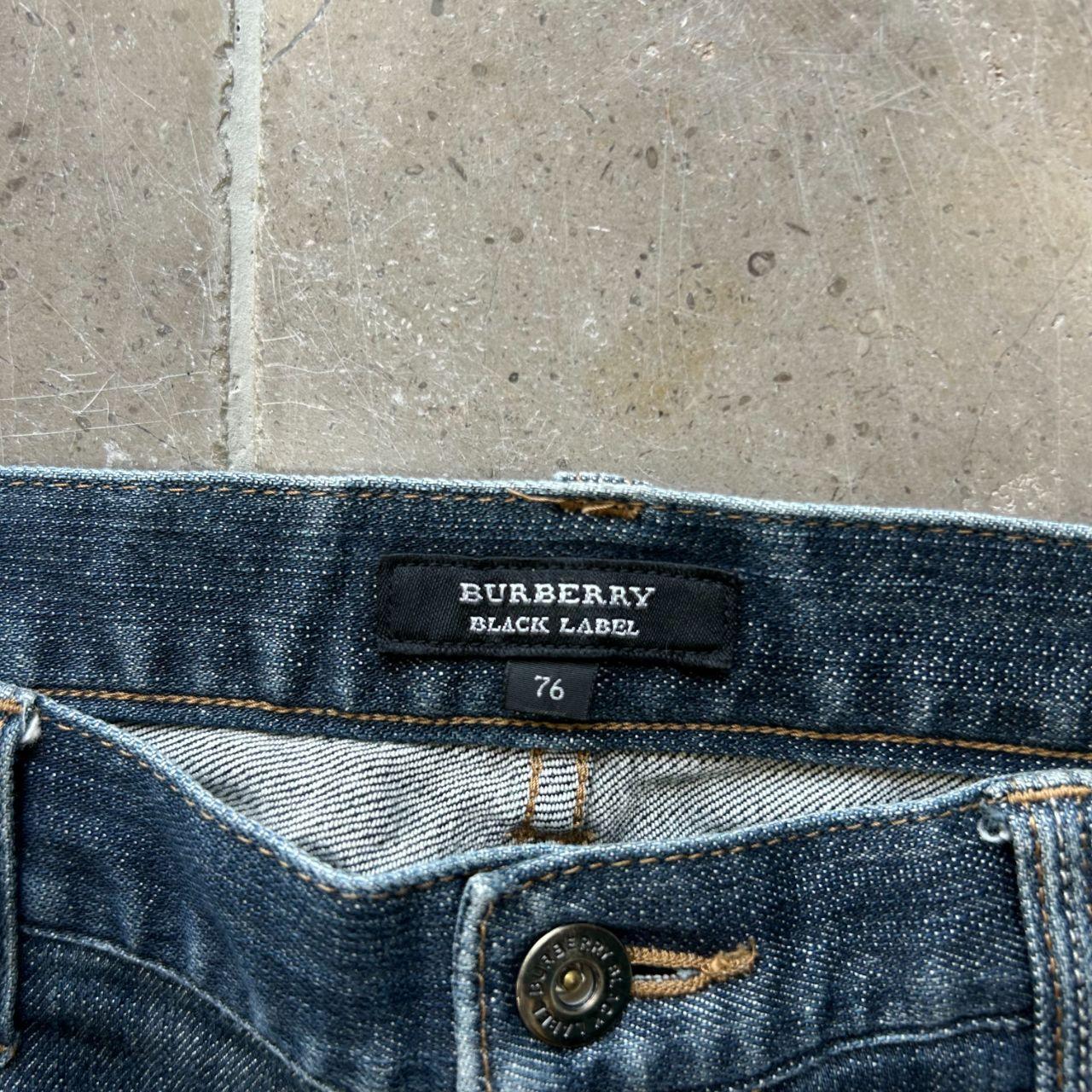 Vintage Burberry Black Label Nova Check Bootcut Jeans W30 L29