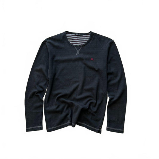 Burberry Black Label Crew Neck Long Sleeve T Shirt M
