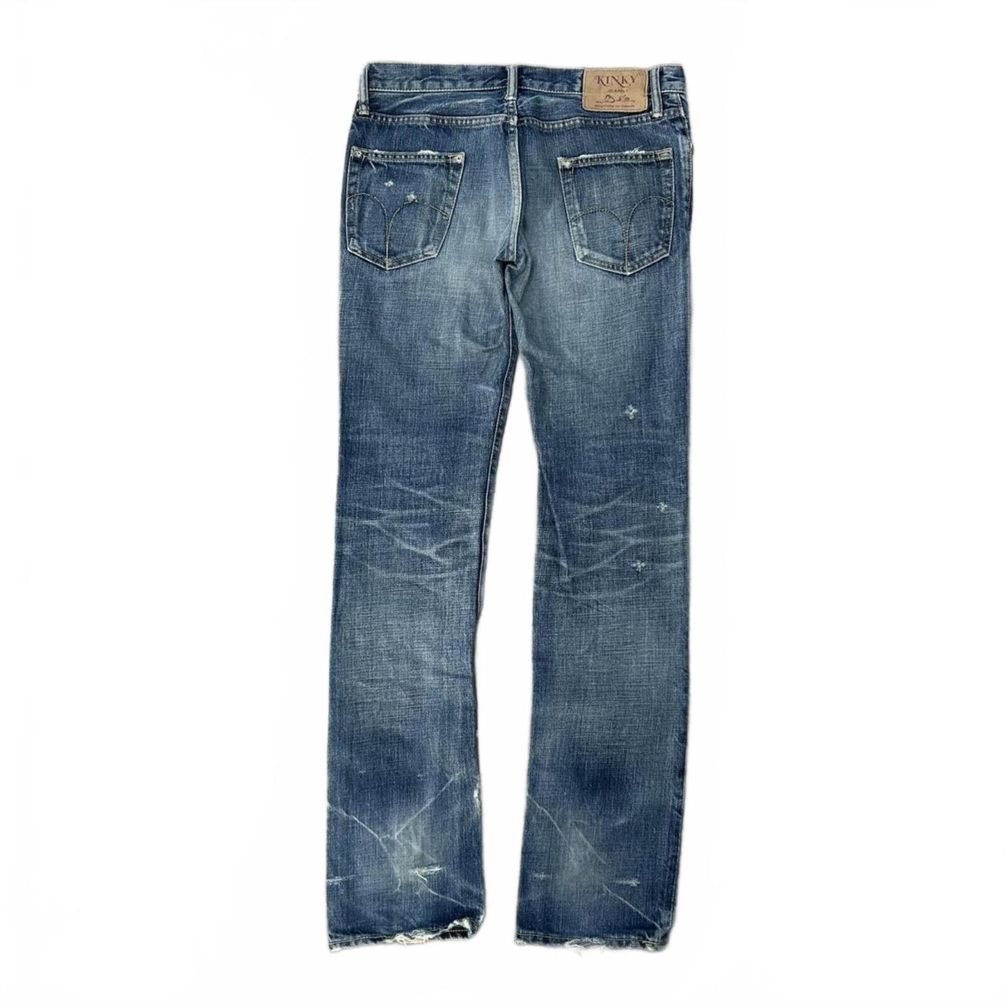 Hysteric Glamour Skinny Studded Ripped Denim Jeans W30 L32