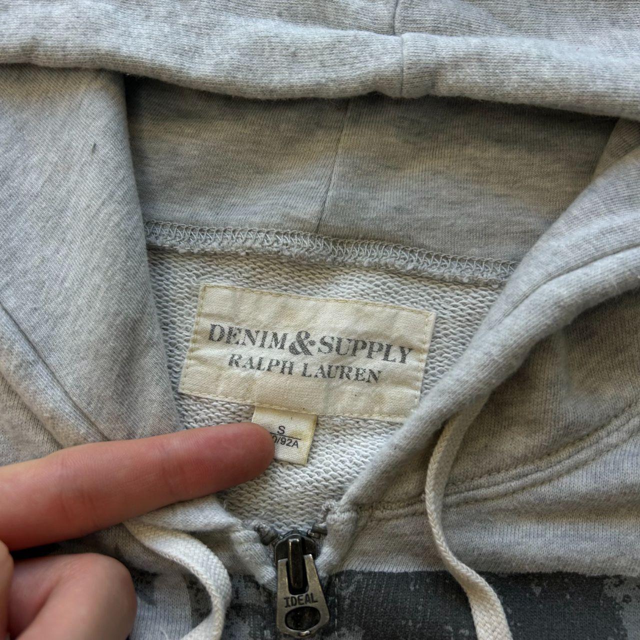 Ralph Lauren Denim and Supply USA Zip Up Hoodie S