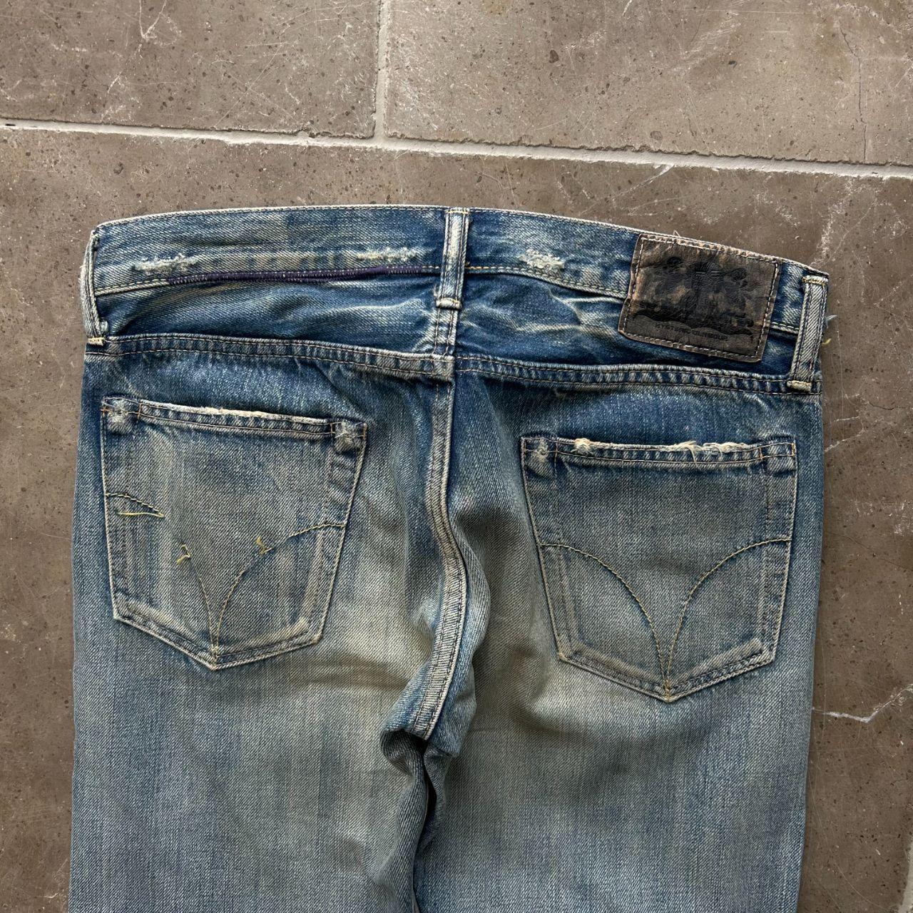 Hysteric Glamour Slim Fit Studded Distressed Denim Jeans W30 L30