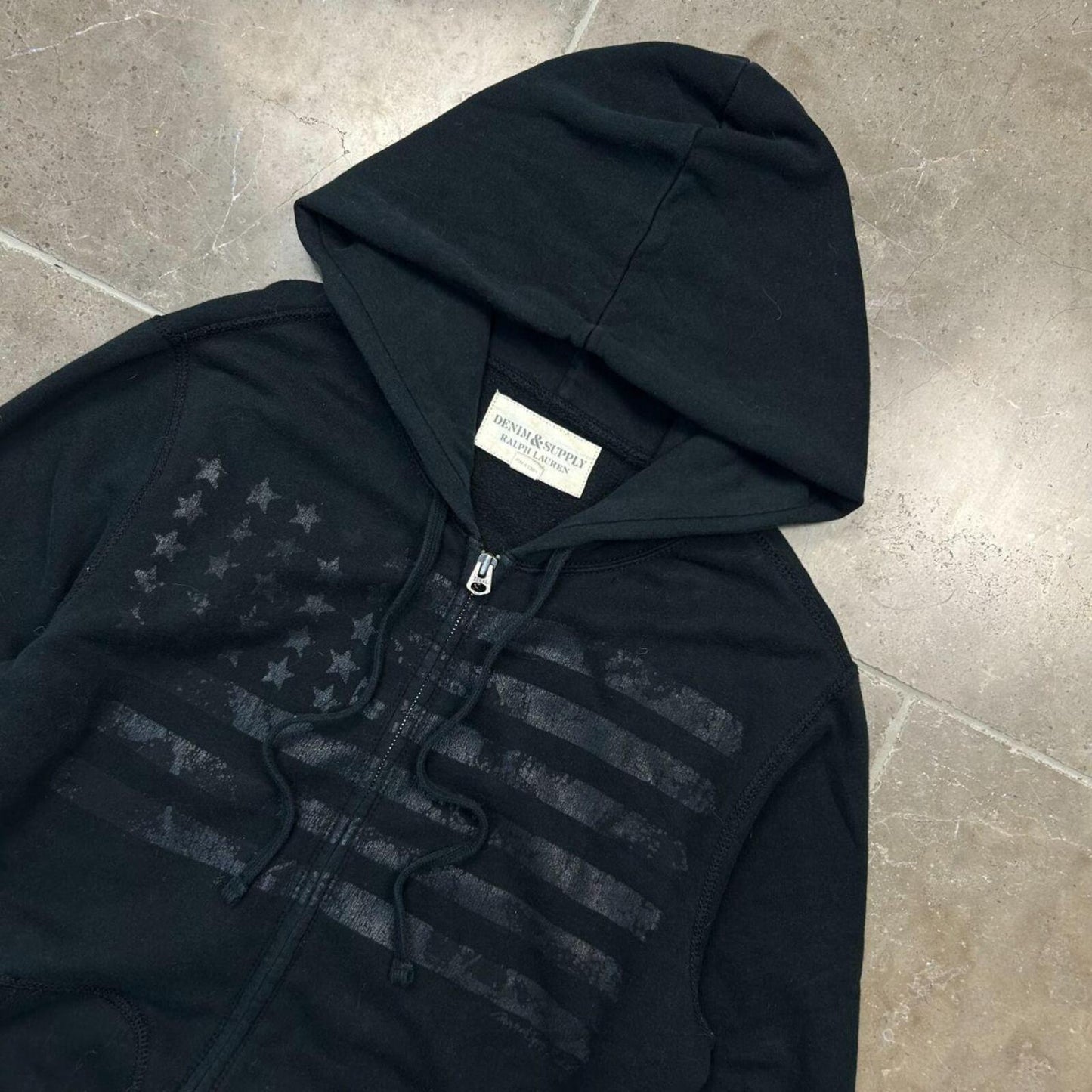 Ralph Lauren Denim and Supply USA Zip Up Hoodie S