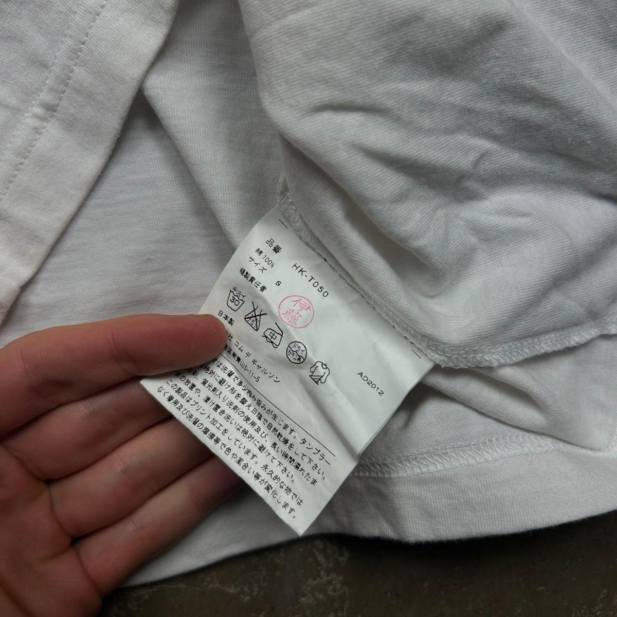 Comme Des Garcons Homme Plaid Pannel T-Shirt S