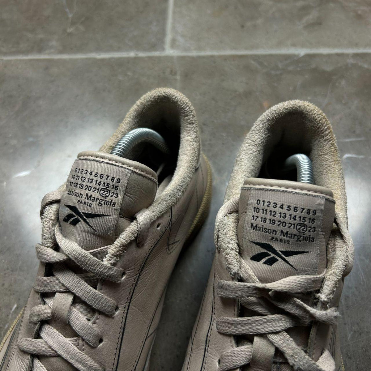 Reebok x Maison Margiela Project 0 Club C Beige UK 10