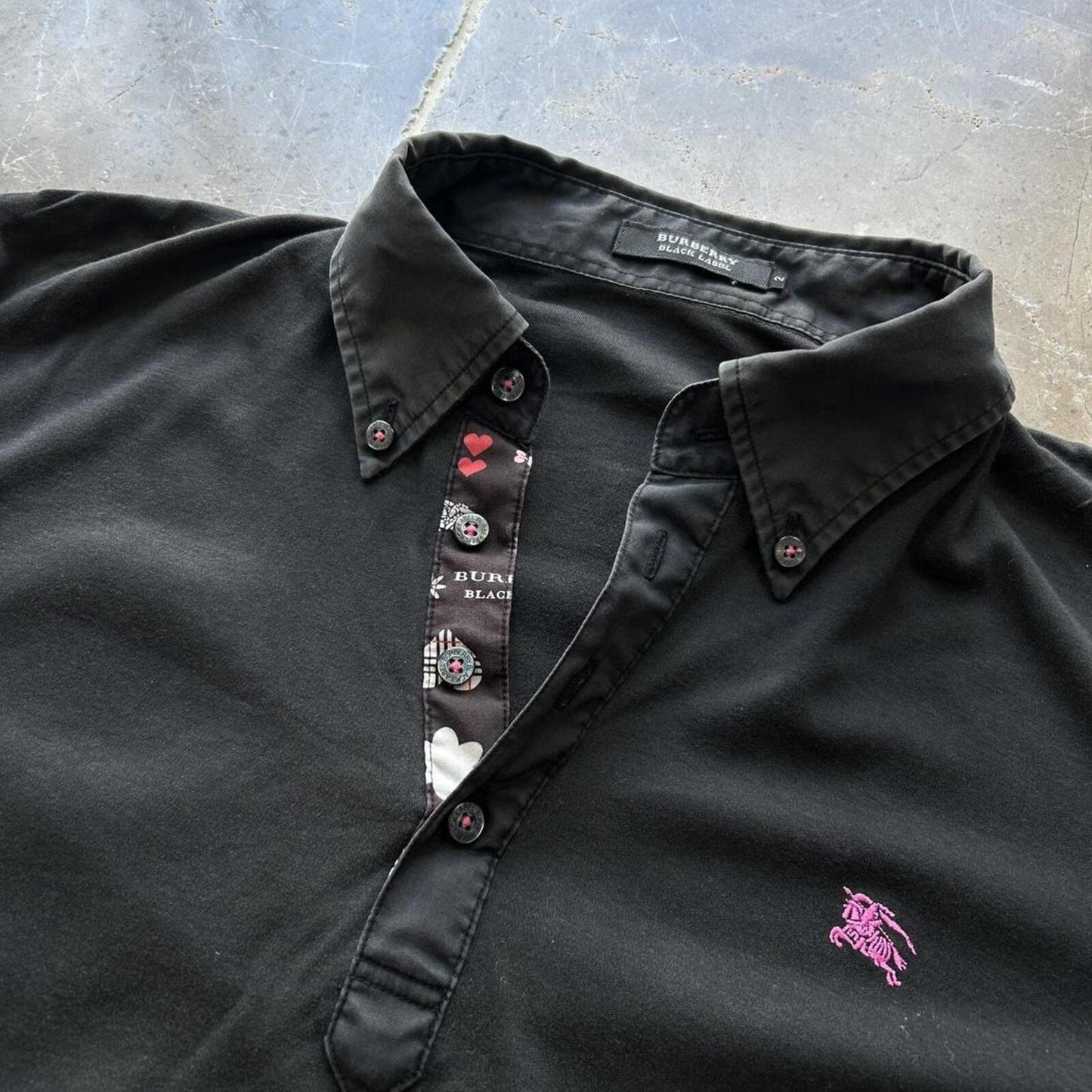 Burberry Black Label Short Sleeve Polo Shirt S